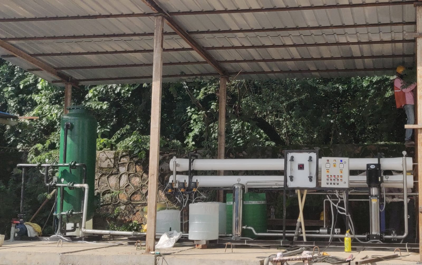 Automatic Skid Mounted Industrial RO Plant
